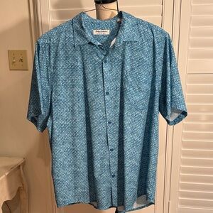 Tommy Bahama multi-blue Patterned Casual Shirt